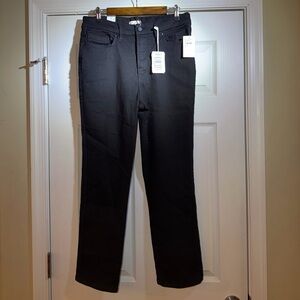 Good American Women's Black Straight Leg Jeans